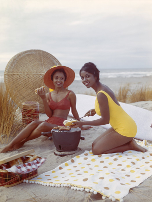 "young Women On The Beach" From Getty Images