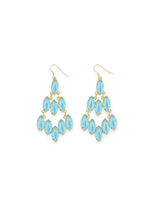 Turquoise Chandelier Drop Earrings