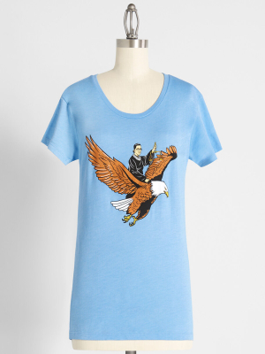 Seeking Eagle Advice Rbg Graphic Tee