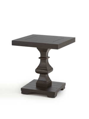 Dory Square End Table Black - Steve Silver