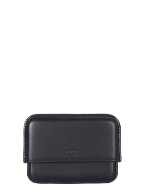 A.p.c. Logo Embossed Cardholder