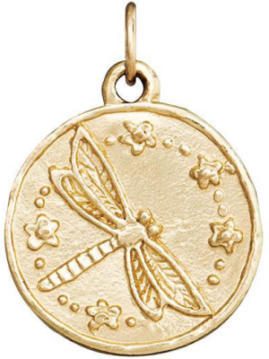 Dragonfly Coin Charm