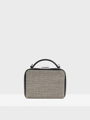 Cube Bag In Woven Cotton