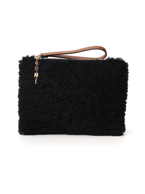 Marni Teddy Clutch Bag