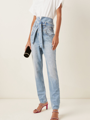 Rigid High-rise Straight-leg Jean