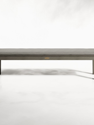 Regatta Grey Wash Dining Bench With Cement Revolution Fabric Cushion