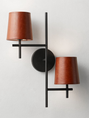 Reynold Matte Black Sconce