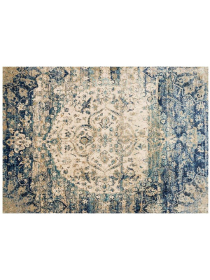 Blue And Ivory Anastasia Rug