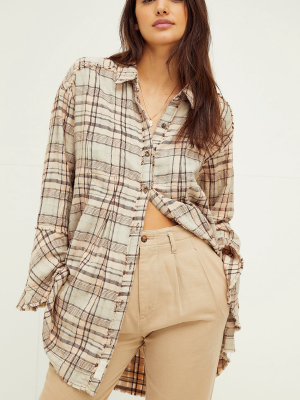 Mary Anne Plaid Buttondown