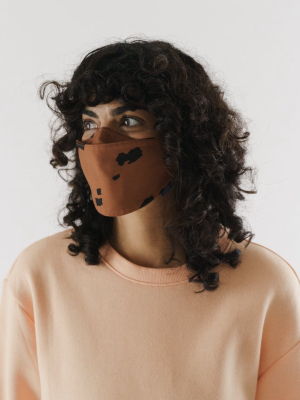 Fabric Mask Set Loop - Mixed Cow Print