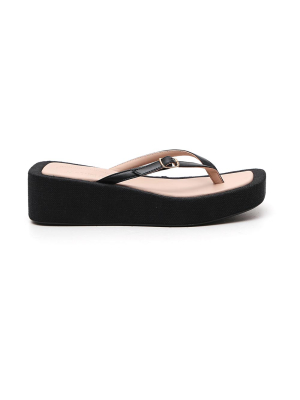 Jacquemus Les Tatanes Lin Platform Sandals