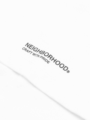 Neighborhood Bar & Shield S/s C-tee - White