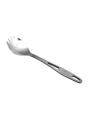 Toaks Polished Head Titanium Camping Spork With Matte Finish Handle