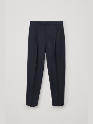 Tapered Cotton Pants