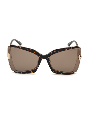 Tom Ford Eyewear Gia Butterfly-framed Sunglasses