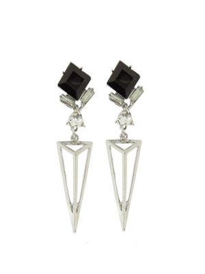 Cubic Zirconia Dangle Drop Earring