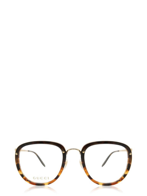 Gucci Eyewear Round Frame Glasses