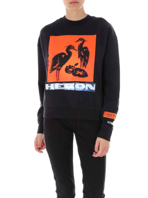 Heron Preston Logo Printed Sweatshirt