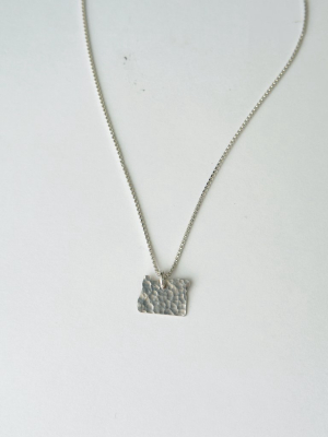 State Necklace, Silver