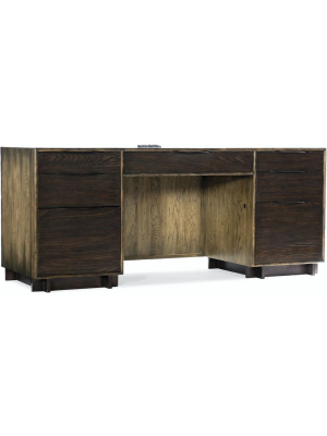 Crafted Computer Credenza