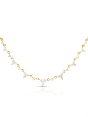 14kt Yellow Gold Diamond Clara Necklace