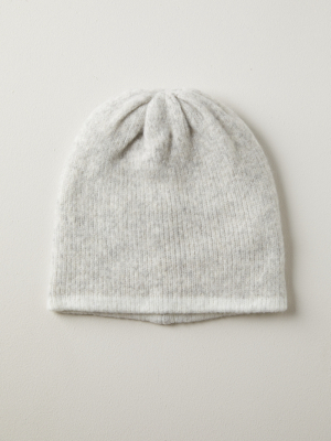 Reversible Wool Blend Beanie