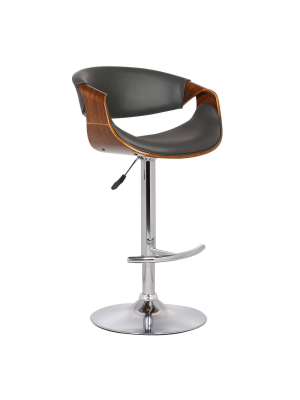 Butterfly Adjustable Swivel Barstool - Armen Living