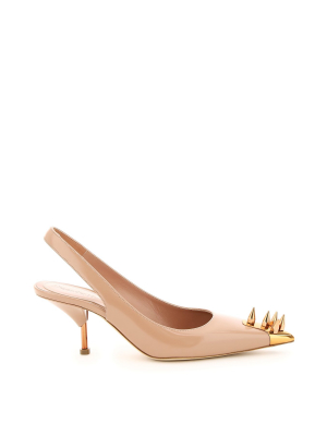 Alexander Mcqueen Studded Slingback Pumps