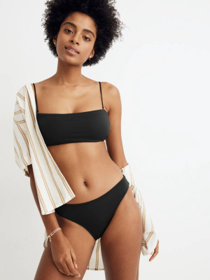 Madewell Second Wave Spaghetti-strap Bandeau Bikini Top