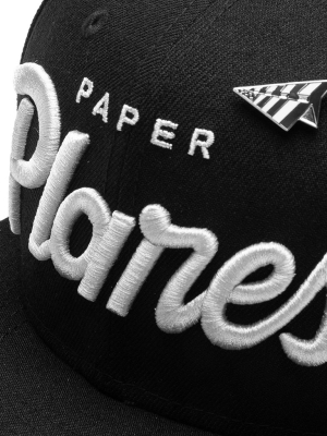 Paper Planes Blueprint Old School Snapback - Black