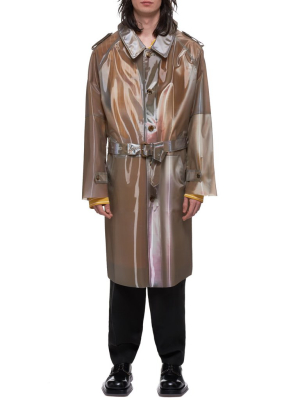 Invisible Lenticular Trench Coat (06c031-beige)