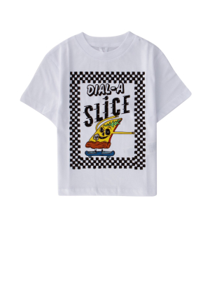 Stella Mccartney Kids Pizza Skater T-shirt