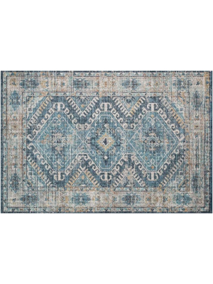 Denim / Natural Skye Rug