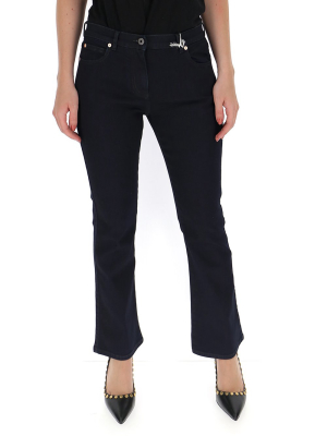 Valentino Vlogo Flared Jeans