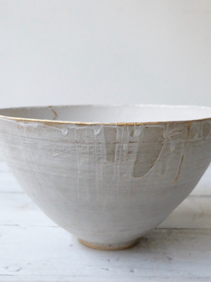 Abigail Schama Bowl With Gold Lustre 4