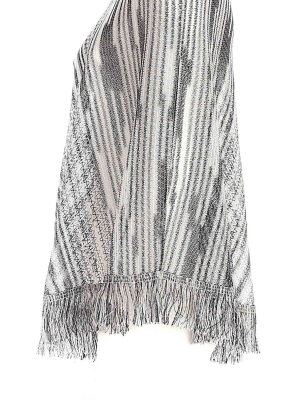 M Missoni Fringed Hem Poncho