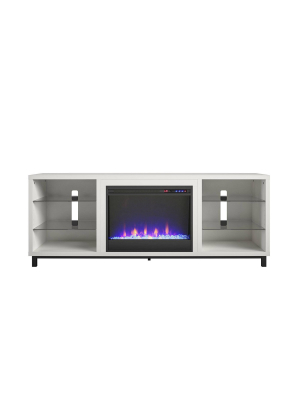 Up To 65" Westchester Fireplace Tv Stand For Tvs White - Cosmoliving By Cosmopolitan