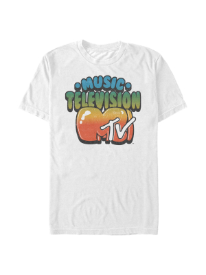 Men's Mtv Bubble Gum Logo T-shirt