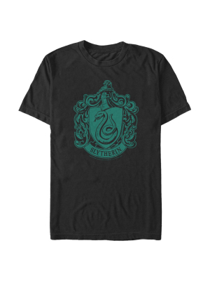 Men's Harry Potter Slytherin House Crest T-shirt