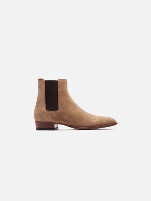 Saint Laurent Mid-heel Chelsea Boot - New Sigaro