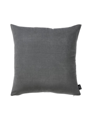 18"x18" Grey Honey Decorative Throw Pillow Cover 2 Pcs In Set