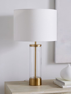 Acrylic Column Usb Table Lamp