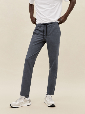 Slim Fit Technical Fabric Pants