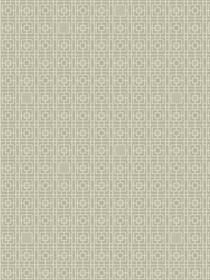 Deco Screen Wallpaper In Beige And Brown From The Deco Collection By Antonina Vella For York Wallcoverings