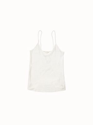 OTTE NY Sexy Cami Top In White - Autumn