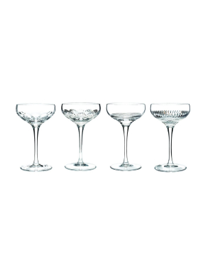 Mixology Mixed Coupe Small (set Of 4)