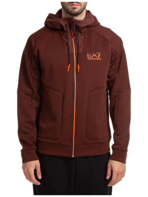 Emporio Armani Zip-up Hooded Sweatshirt