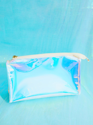 Holographic Large Makeup Bag