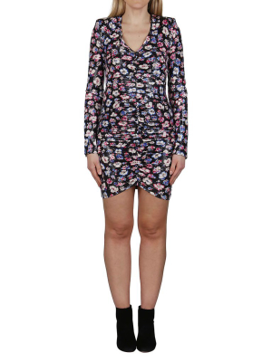 Rotate Floral Printed Mini Dress