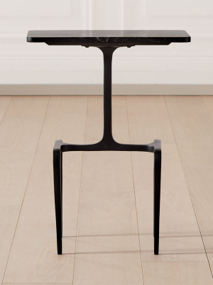 Oxford Black Marble Side Table